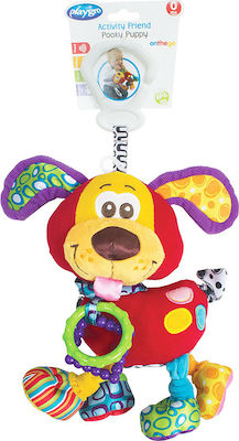 Playgro Κρεμαστό Παιχνίδι Κούνιας και Καροτσιού με Μασητικό Friend Pooky Puppy για 0m+